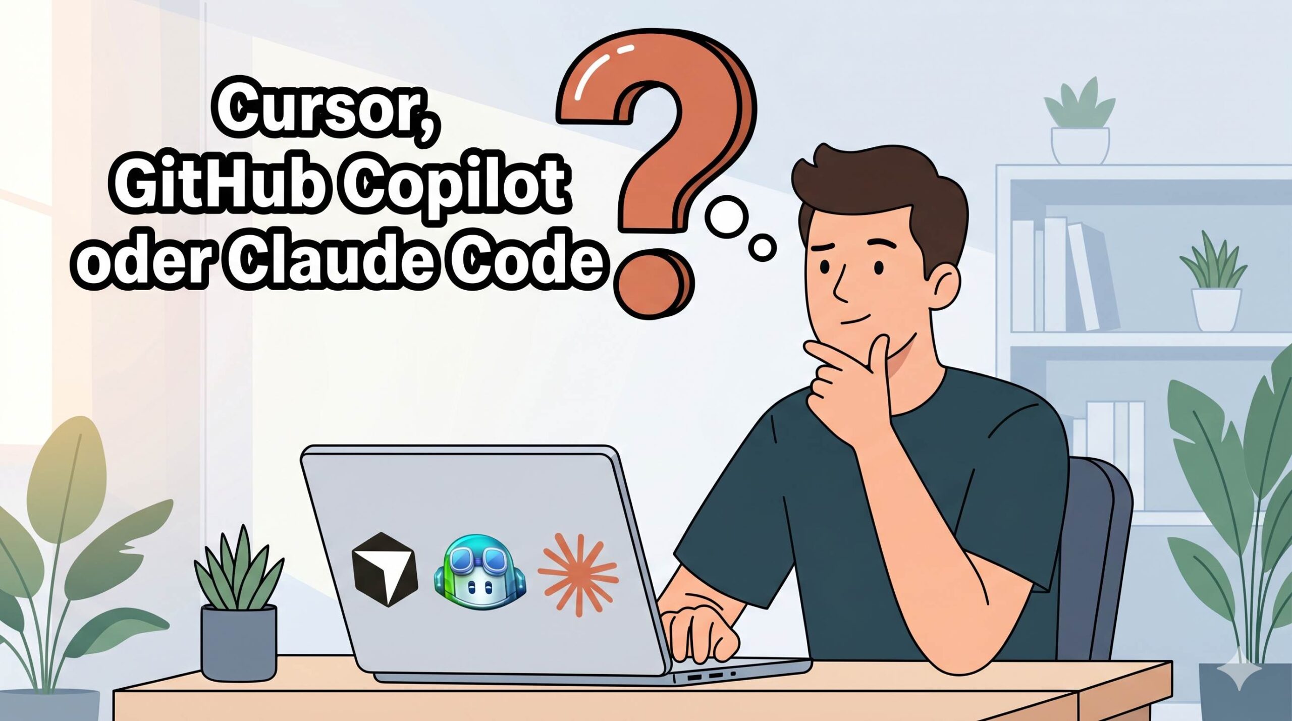 calude code github copilot KI code editor it-service