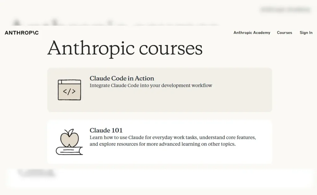 Anthropic Academy kostenlose KI-Kurse